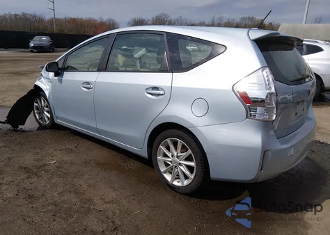 2014 Toyota Prius V Five from USA, damaged, VIN JTDZN3EU4E3330798
